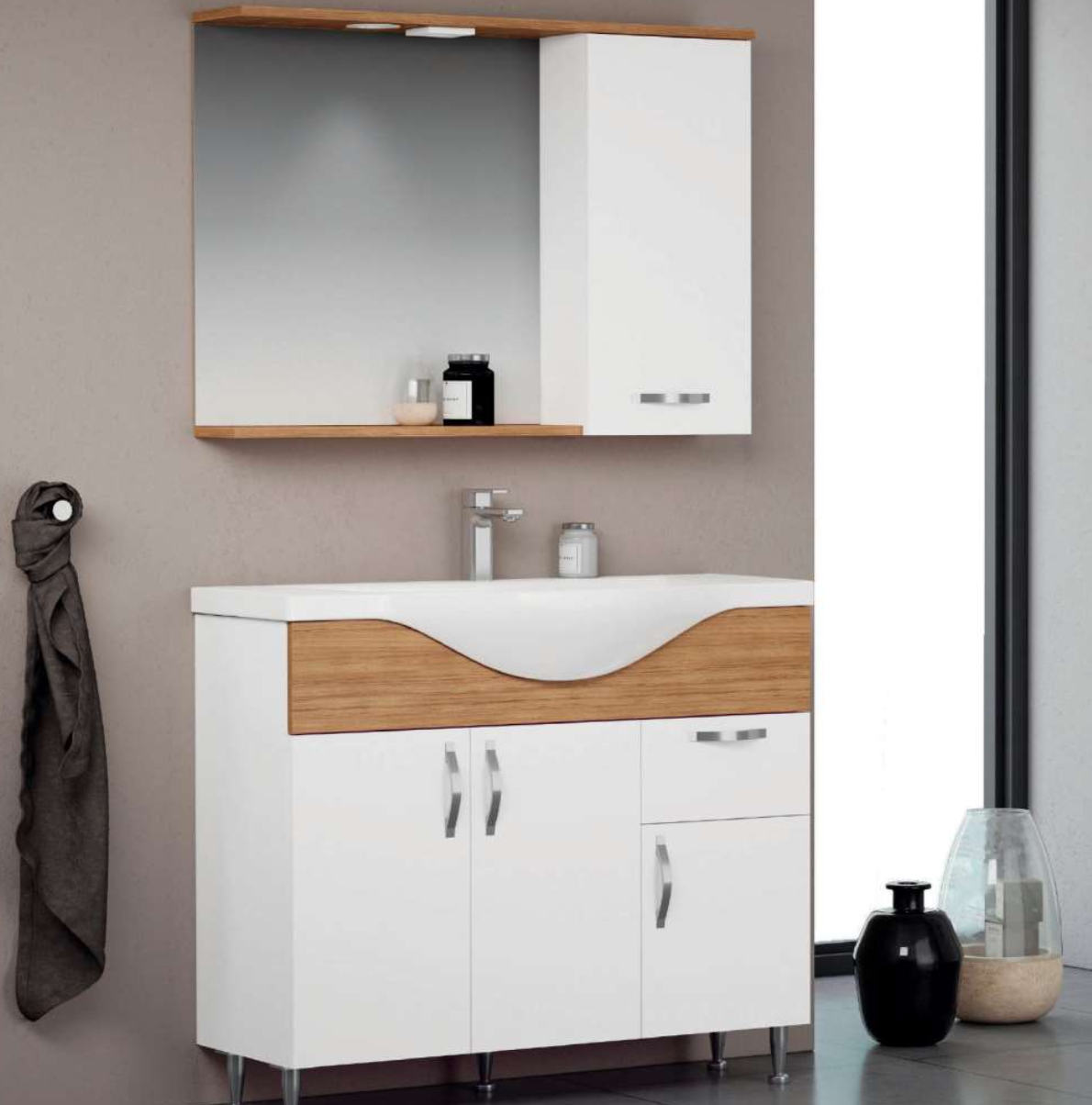 Meuble de salle de bain MDF Morrca Design